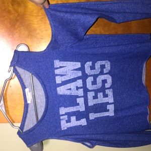 Shoulder cut long sleeve